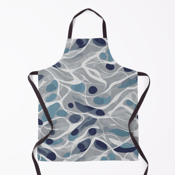 Item preview, Abstract Circles and Lines in Blue and Gray designed and sold by Salahuddin190.