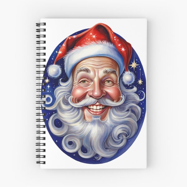 Item preview, Starry Whirlwind Santa Illustration designed and sold by Pixel Dome.