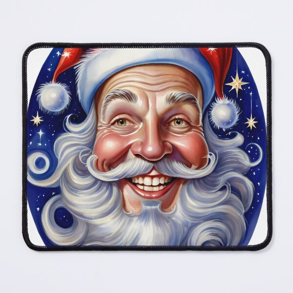 Item preview, Starry Whirlwind Santa Illustration designed and sold by Pixel Dome.