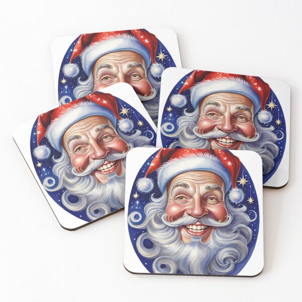 Item preview, Starry Whirlwind Santa Illustration designed and sold by Pixel Dome.