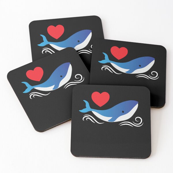 Item preview, Blue Whale Heart Whale Sea designed and sold by MooonTees.