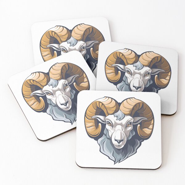 Item preview, Cartoon Style Ram Logo, Sticker, Wall arts, Art Prints and More designed and sold by Kevin Lou.