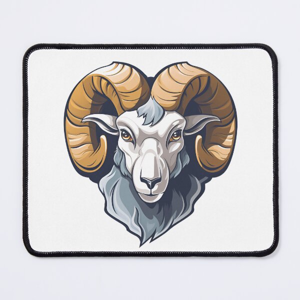 Item preview, Cartoon Style Ram Logo, Sticker, Wall arts, Art Prints and More designed and sold by Kevin Lou.