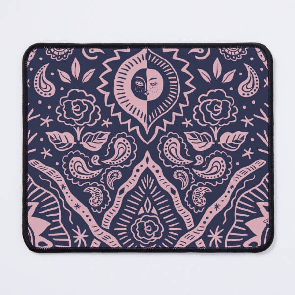 Item preview, Moonlit Paisley Two-Tone Indigo designed and sold by nano-fevrier.