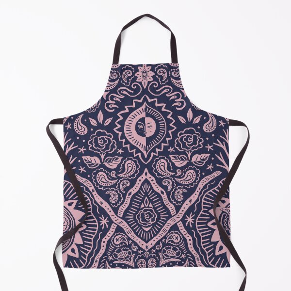 Item preview, Moonlit Paisley Two-Tone Indigo designed and sold by nano-fevrier.
