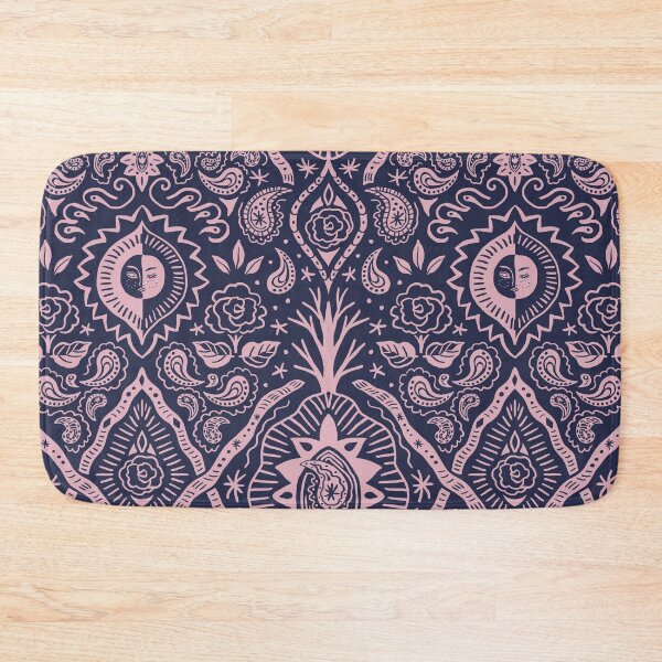 Item preview, Moonlit Paisley Two-Tone Indigo designed and sold by nano-fevrier.