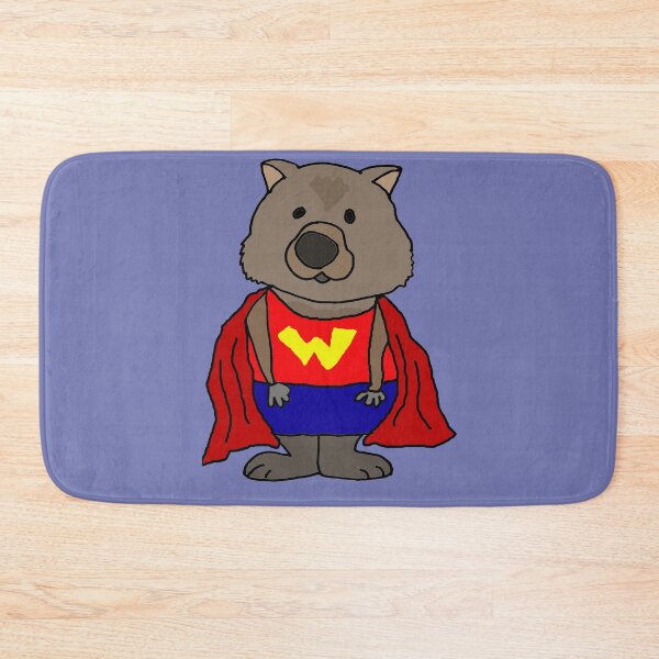 Item preview, Funny Wonder Wombat Superhero  designed and sold by Nature's Fancy.
