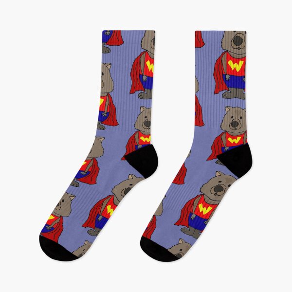 Item preview, Funny Wonder Wombat Superhero  designed and sold by Nature's Fancy.
