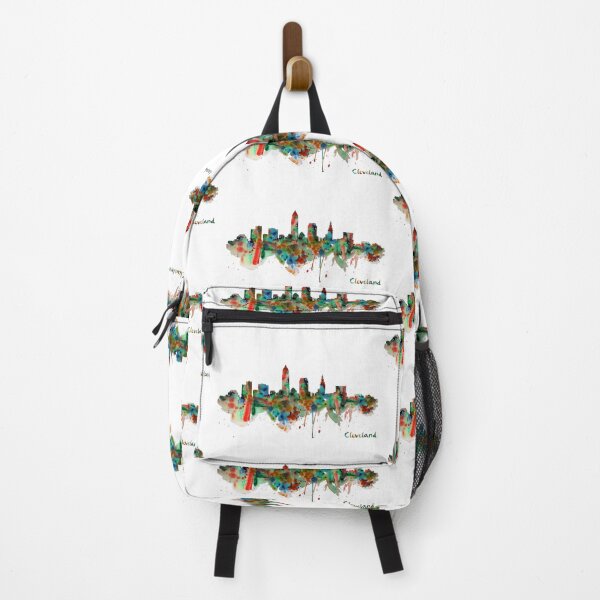 Item preview, Cleveland Skyline Watercolor designed and sold by caracatita75.