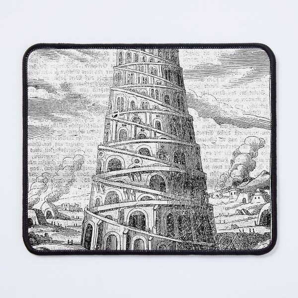Item preview, Tower of Babel Woodcut designed and sold by TowerDown.