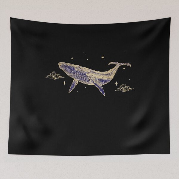 Item preview, Dream Blue Whale Flying Whale Sea designed and sold by MooonTees.