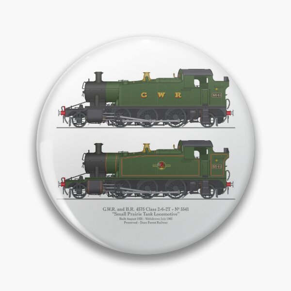 Item preview, GWR and BR Small Prairie Class 4575 Tank Locomotive Number 5541 designed and sold by Steve H Clark.