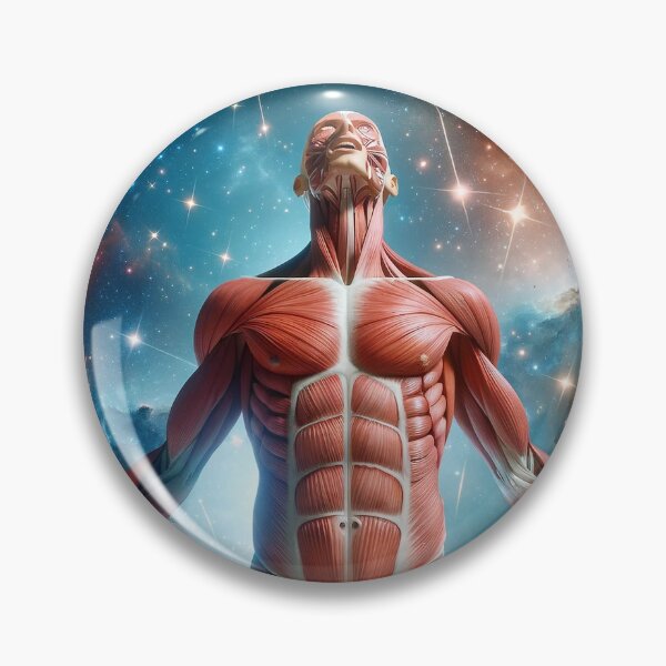 Item preview, Cosmic Anatomy: A Journey Through the Human Musculature designed and sold by VividVirtuoso.