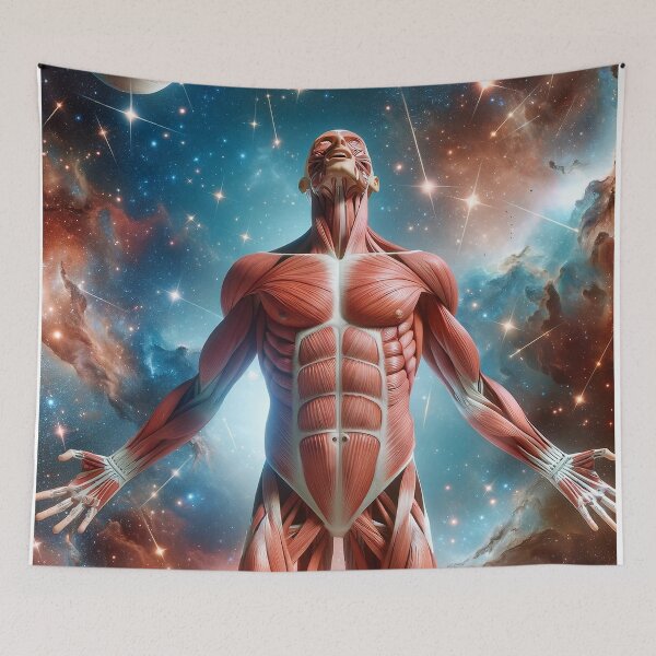 Item preview, Cosmic Anatomy: A Journey Through the Human Musculature designed and sold by VividVirtuoso.