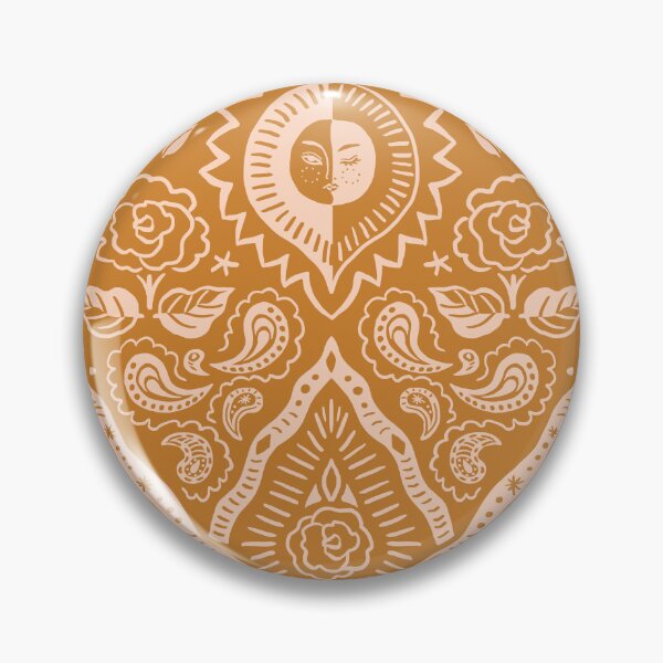 Item preview, Moonlit Paisley Two-Tone Tan designed and sold by nano-fevrier.