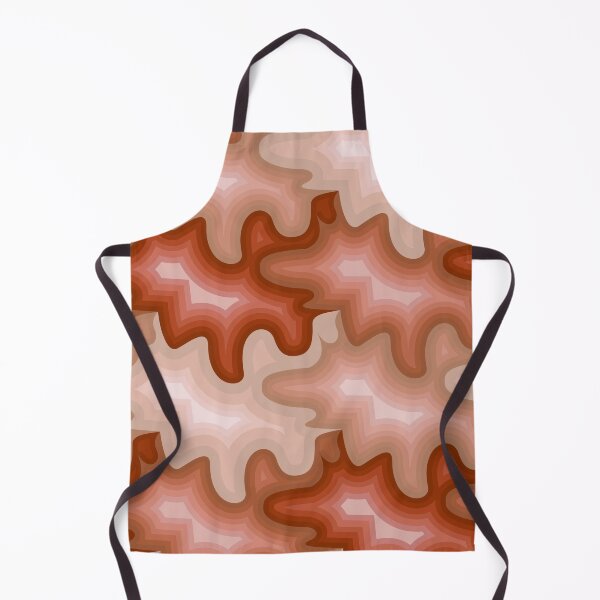 Item preview, Abstract pattern of wavy shapes in shades of pink and brown designed and sold by Salahuddin190.
