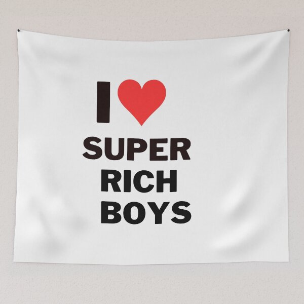 Item preview, I ♥ Super Rich Boys designed and sold by NAVOZKA.