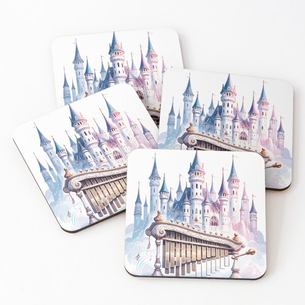 Item preview, Glockenspiel with magical fairytale castle designed and sold by LongIslandDesgn.