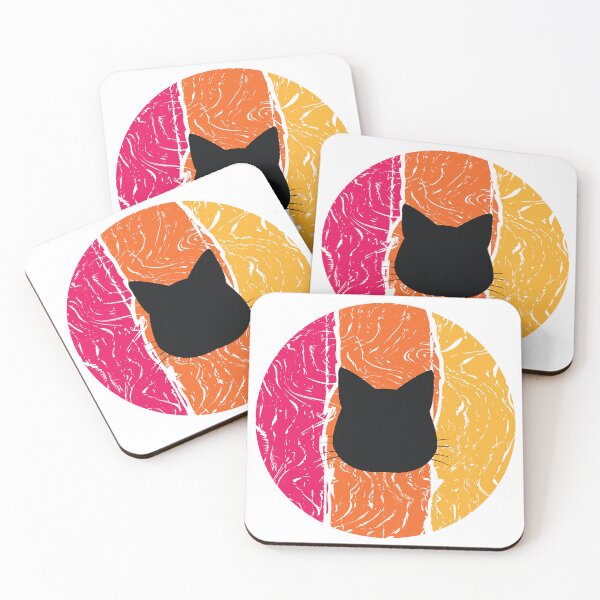 Item preview, Retro Sunset Cat Silhouette designed and sold by JPareDesign.