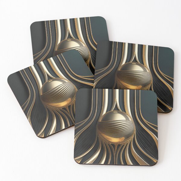 Item preview, Gilded Harmony, Luxe Golden Orb designed and sold by ChaimaaKr.