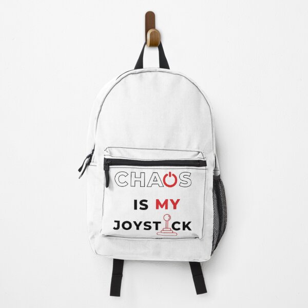 Item preview, "Chaos Is My Joystick" Quote (White Background) designed and sold by MusesWhispers.