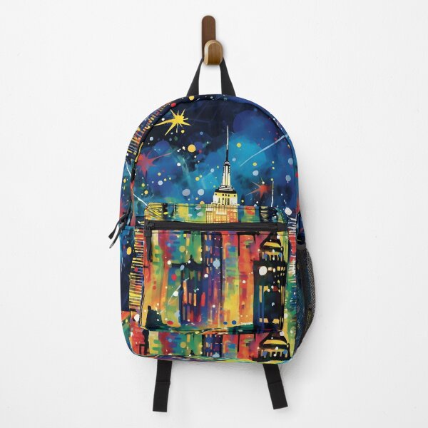 Item preview, Dynamic Radiance- New York's Holiday Hues in Echoes of Diverse Artistic Styles designed and sold by OlfactoART Studio.