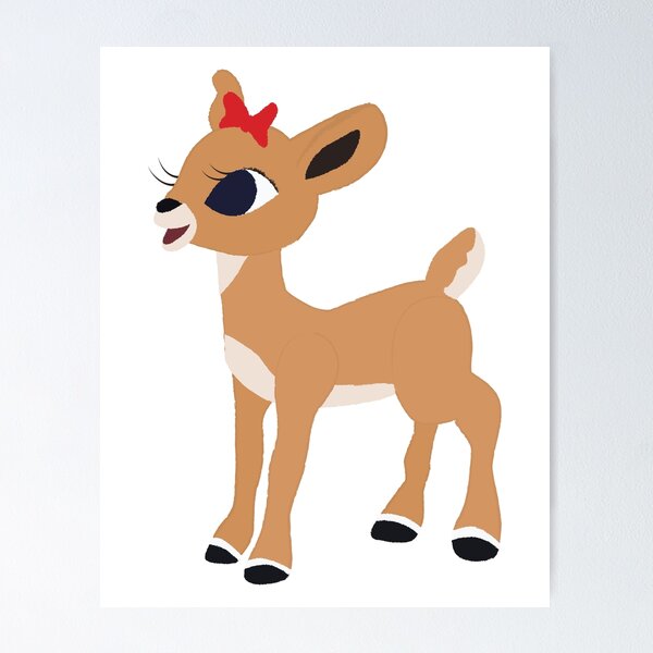 Item preview, Classic Clarice the Reindeer, Christmas © GraphicLoveShop designed and sold by Graphic Love Shop.