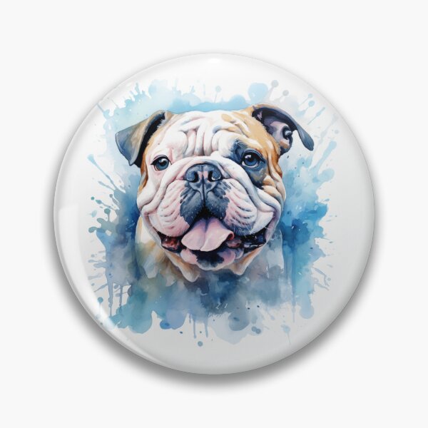 Item preview, Bulldog lover water paint  designed and sold by SmileshareShop.