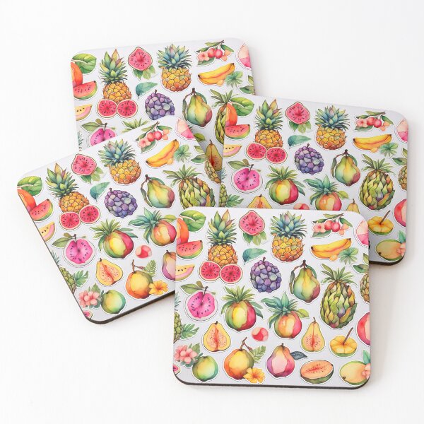 Item preview, Colorful collection of pastel colored assorted juicy fruit stickers designed and sold by stevanovicigor.