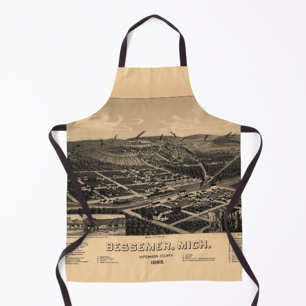 Item preview, Bessemer, Michigan (1886) designed and sold by allhistory.