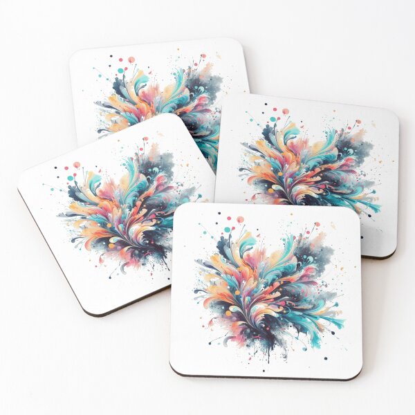 Item preview, Floral Splash Pattern designed and sold by LoveDesignMania.