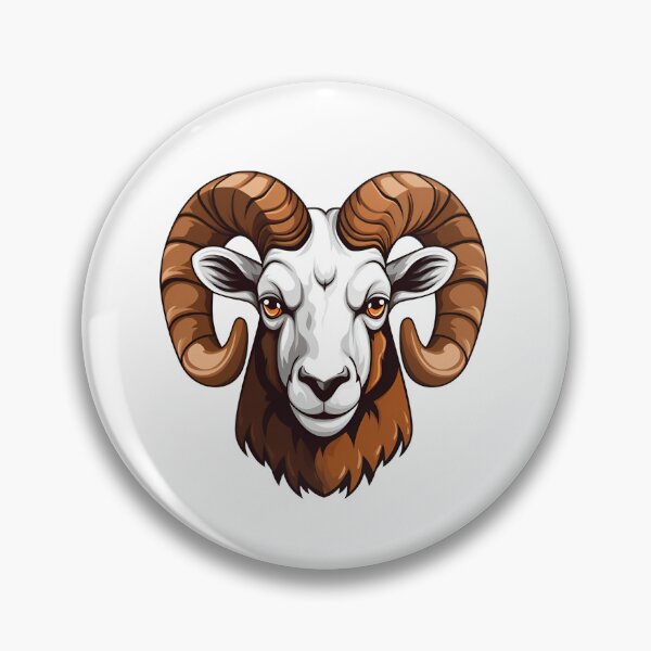Item preview, Cartoon Style Ram Logo, Sticker, Wall arts, Art Prints and More designed and sold by Kevin Lou.