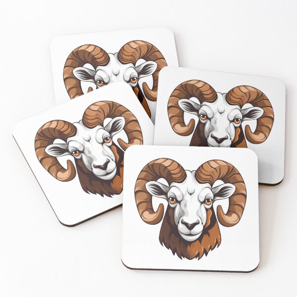 Item preview, Cartoon Style Ram Logo, Sticker, Wall arts, Art Prints and More designed and sold by Kevin Lou.