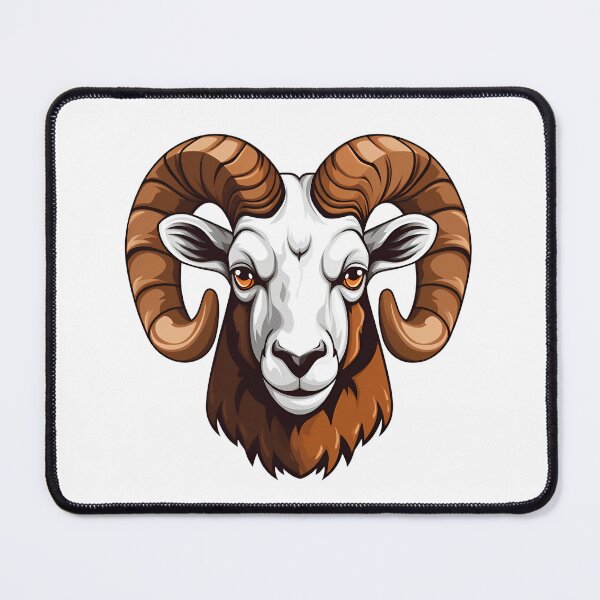 Item preview, Cartoon Style Ram Logo, Sticker, Wall arts, Art Prints and More designed and sold by Kevin Lou.