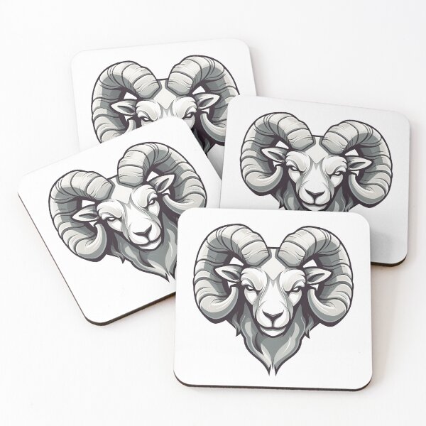 Item preview, Cartoon Style Ram Logo, Sticker, Wall arts, Art Prints and More designed and sold by Kevin Lou.