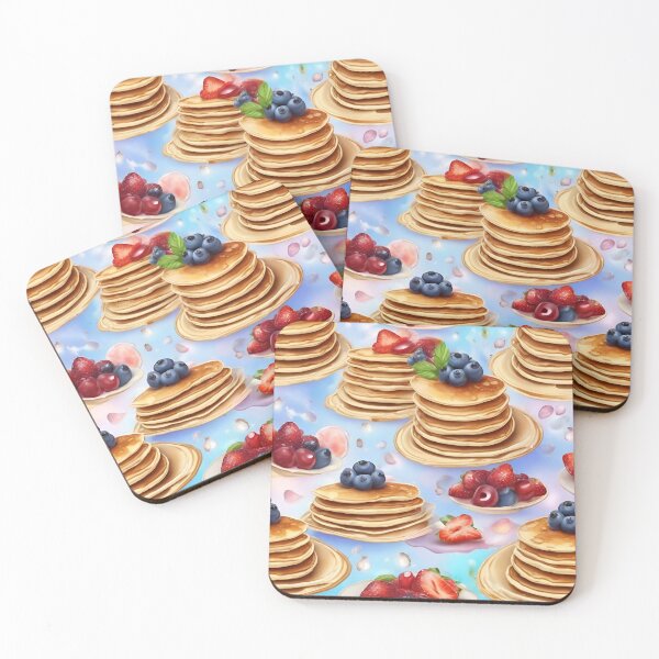 Item preview, Delicious Colorful Pancake Pattern designed and sold by DigiDreamyArt.