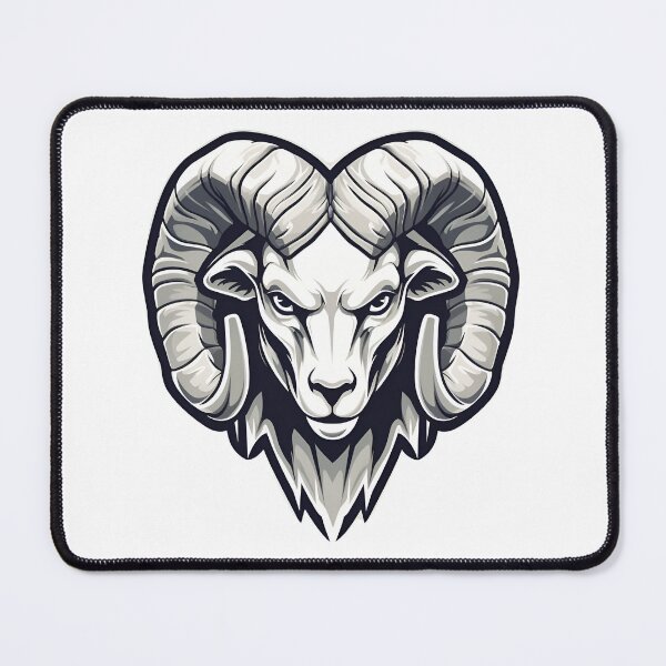 Item preview, Cartoon Style Ram Logo, Sticker, Wall arts, Art Prints and More designed and sold by Kevin Lou.