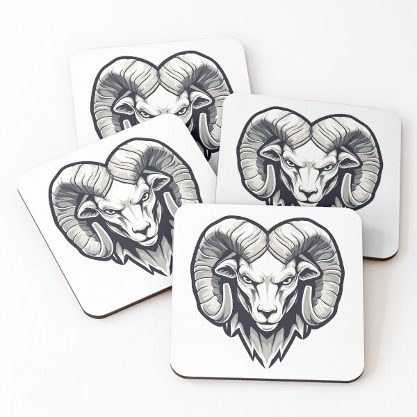 Item preview, Cartoon Style Ram Logo, Sticker, Wall arts, Art Prints and More designed and sold by Kevin Lou.
