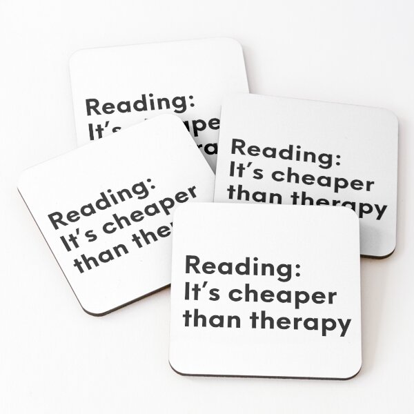 Item preview, Reading: It's Cheaper than Therapy designed and sold by booknerdnicole.