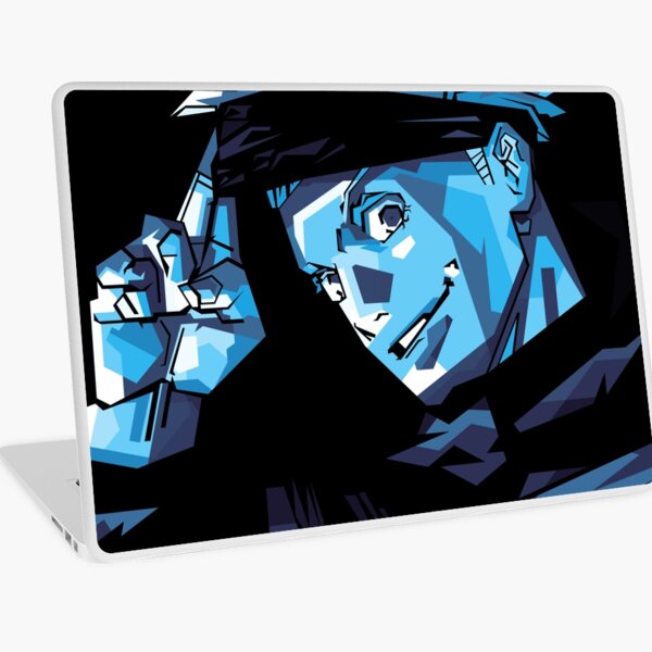 Shop Satoru Gojo Acid Blue Eyes Jujutsu Kaisen Laptop Skin