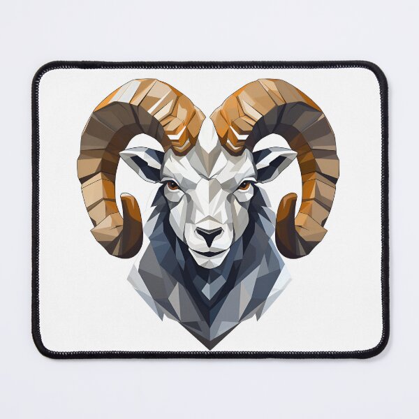 Item preview, Cartoon Style Ram Logo, Sticker, Wall arts, Art Prints and More designed and sold by Kevin Lou.