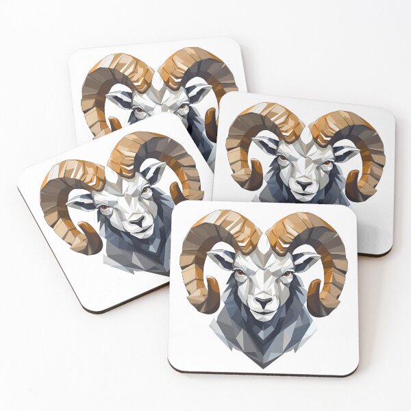 Item preview, Cartoon Style Ram Logo, Sticker, Wall arts, Art Prints and More designed and sold by Kevin Lou.