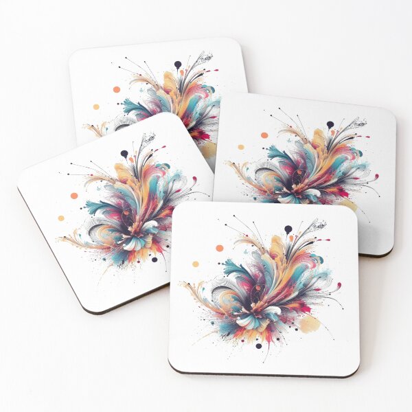 Item preview, Floral Splash Pattern designed and sold by LoveDesignMania.