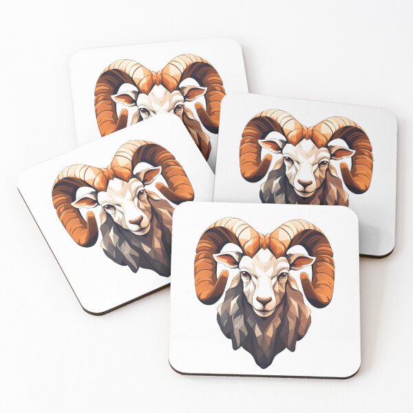Item preview, Cartoon Style Ram Logo, Sticker, Wall arts, Art Prints and More designed and sold by Kevin Lou.