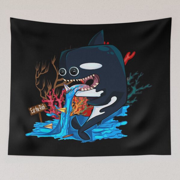 Item preview, Eat the Rich Orca designed and sold by Mariia Berezhna.
