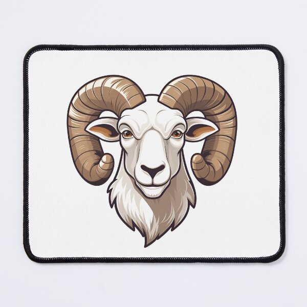 Item preview, Cartoon Style Ram Logo, Sticker, Wall arts, Art Prints and More designed and sold by Kevin Lou.