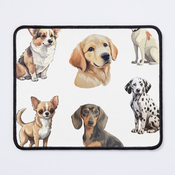 Item preview, Doggy 6 Sticker Pack high quality stickers designed and sold by STICKERSLALA.