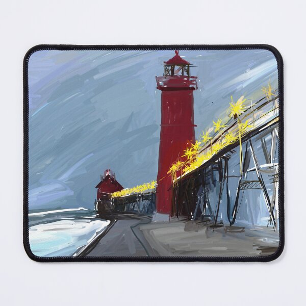 Item preview, lighthouse painting by Kartick Dutta | Lighthouse painting designed and sold by KARTICK DUTTA.