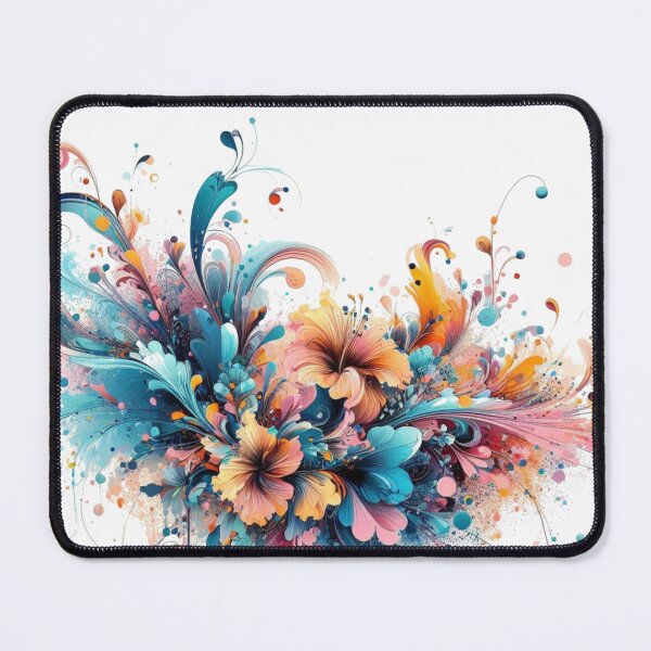 Item preview, Floral Splash Pattern designed and sold by LoveDesignMania.