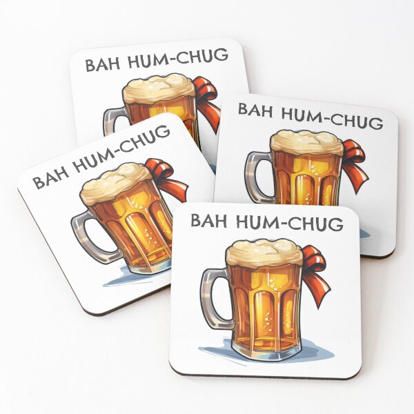 Item preview, Christmas Beer "Bah Hum-Chug" designed and sold by SociallyRemoved.